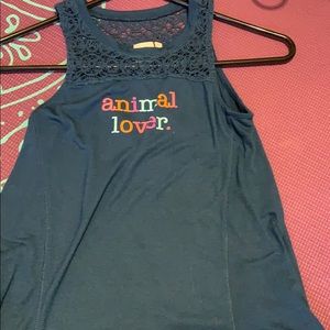 Animal lover tank top